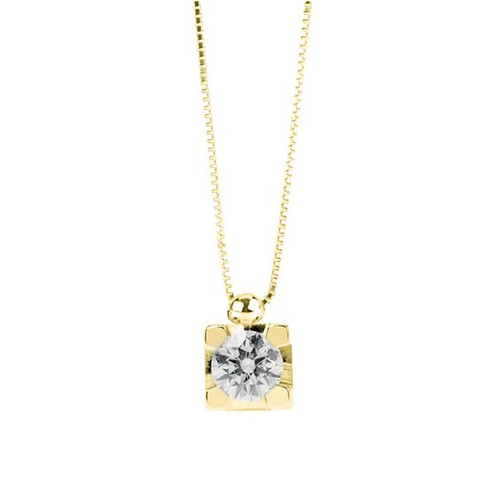 Collar Lux Gioielli Mujer in Oro amarillo Diamante 0.18 Ct CLLK0366018;3;GI - CLLK0366018;3;GI